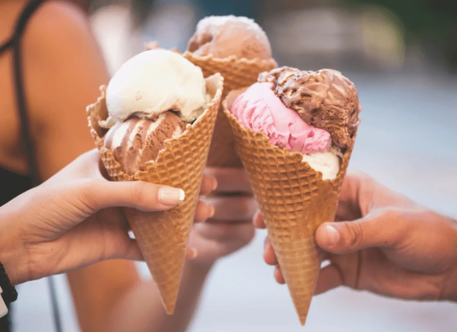 ice cream instagram captions featured image