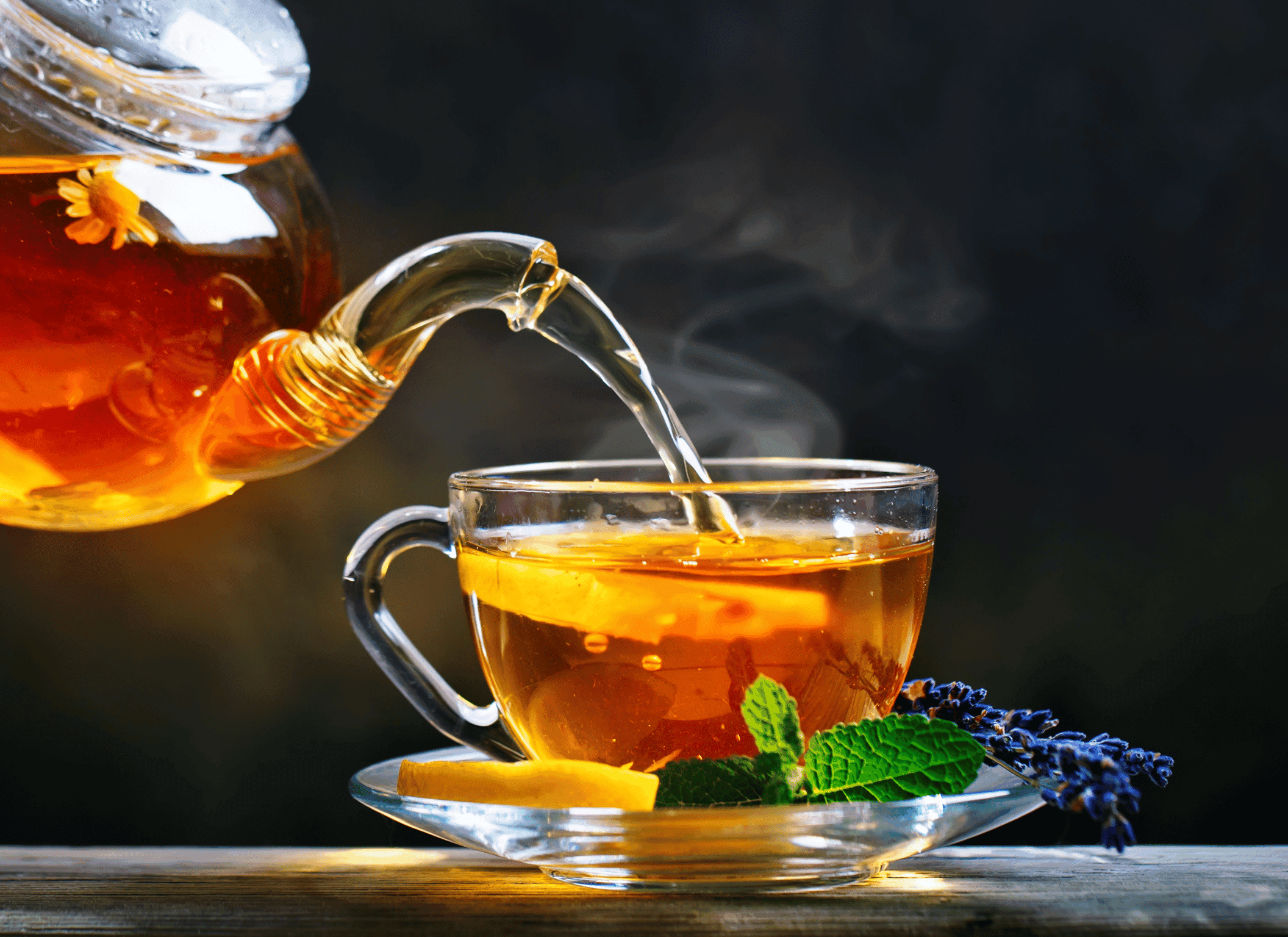 best tea hashtags featured image