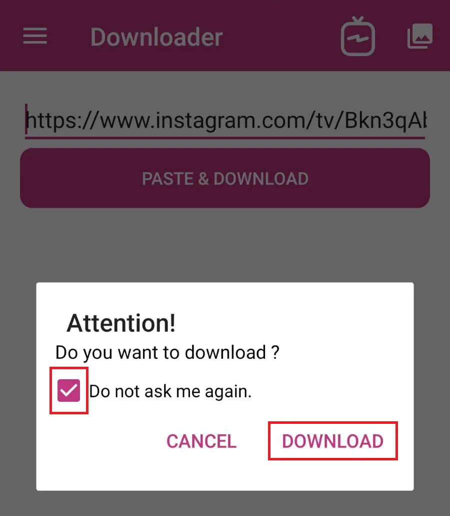 How to download videos from IGTV