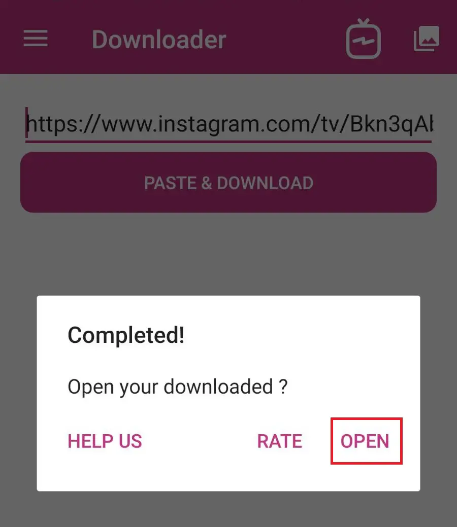 How to download videos from IGTV