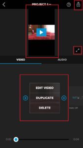 How to upload a landscape video to IGTV- step 4
