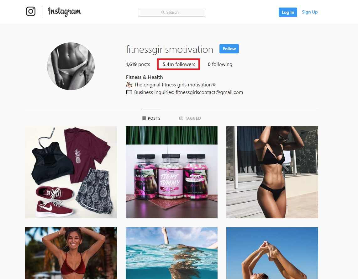 how to grow a fitness page on Instagram 1