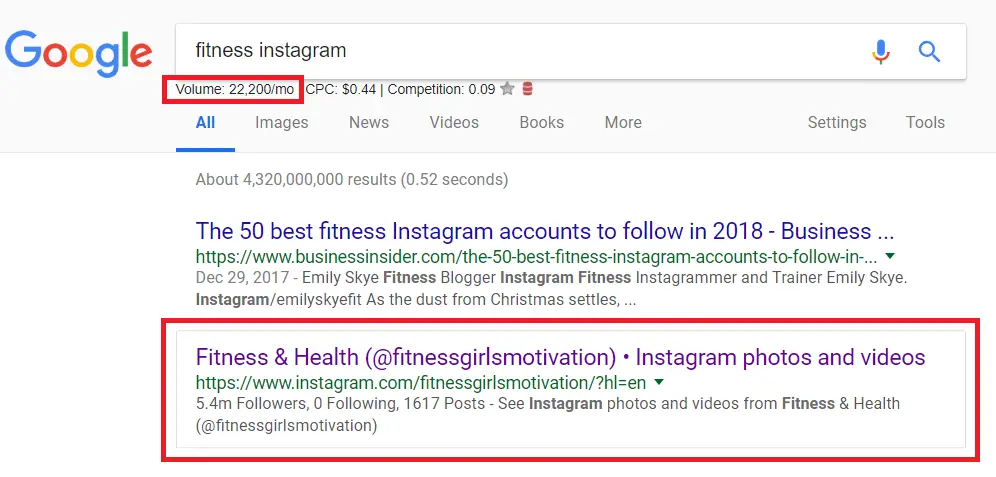 how to grow a fitness page on Instagram
