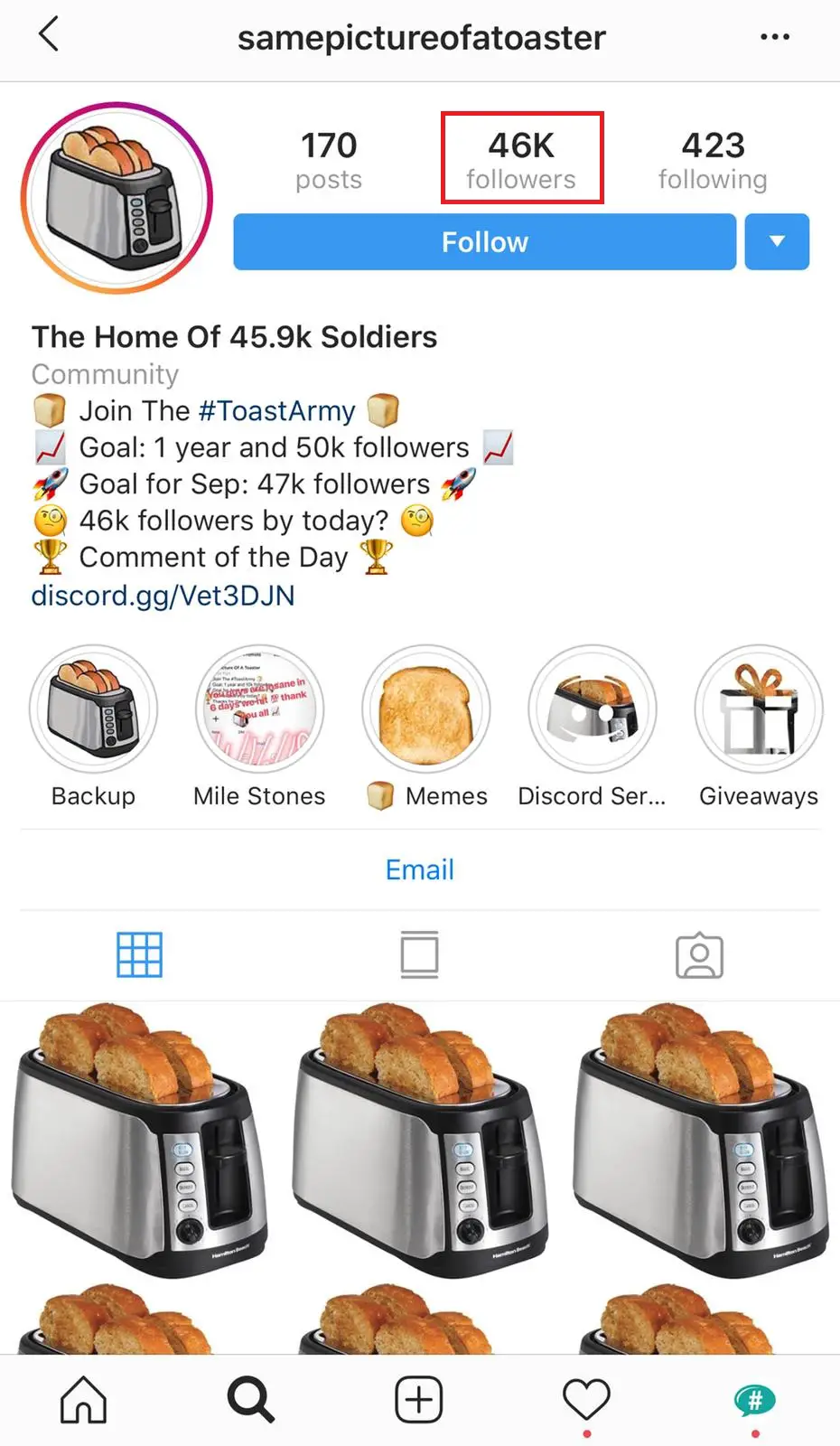 how to grow a meme page on Instagram 4