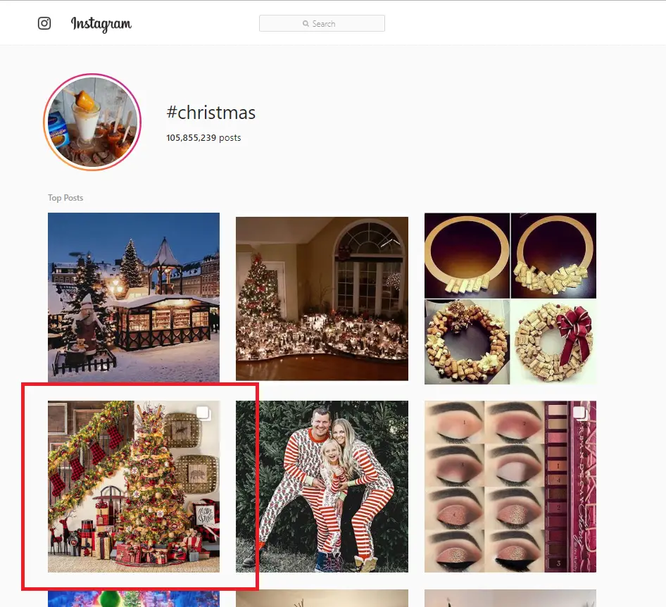 Christmas Hashtags (to copy and paste) on Instagram that actually make