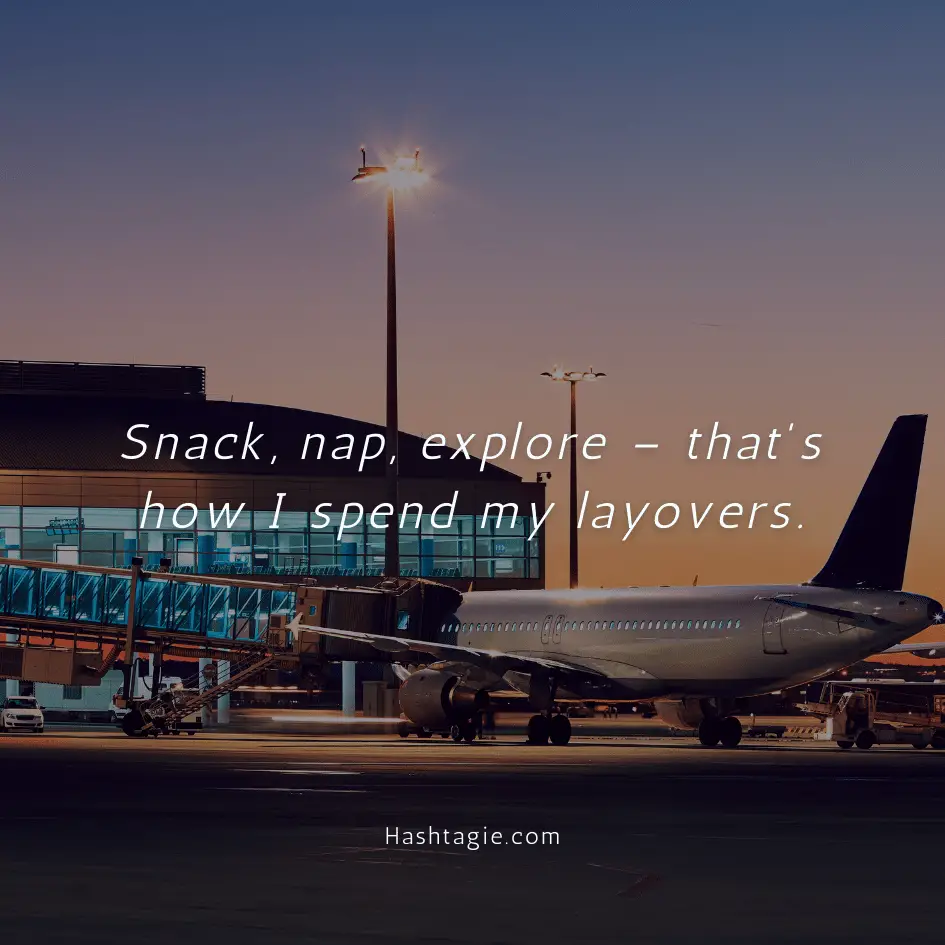 Airport captions for airport layovers example image