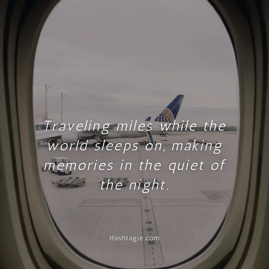 Airport captions for red-eye flights example image