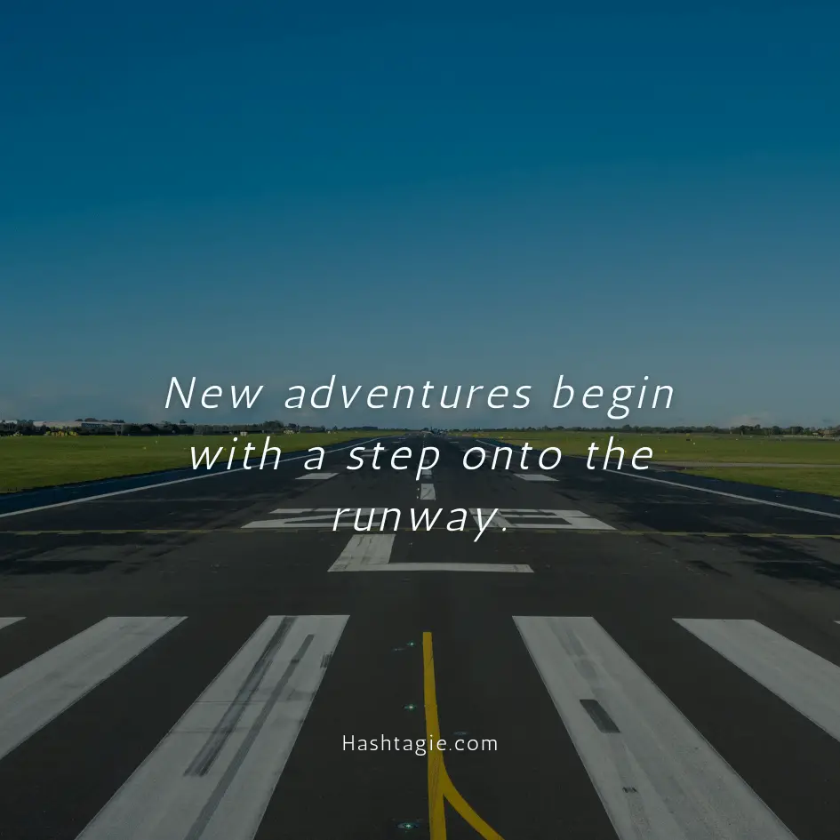 Airport captions for runway shoots example image