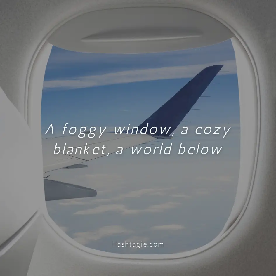 Airport captions for window seat views example image
