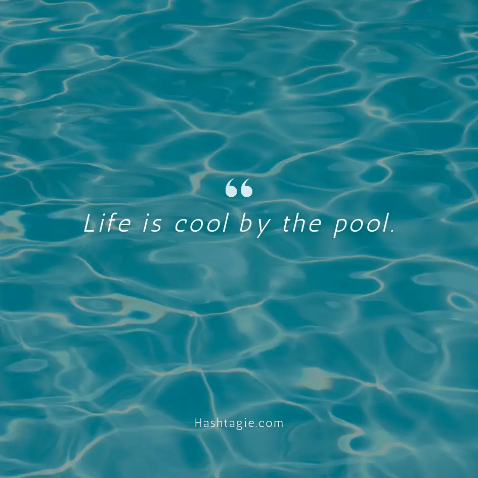 Backyard pool captions  example image