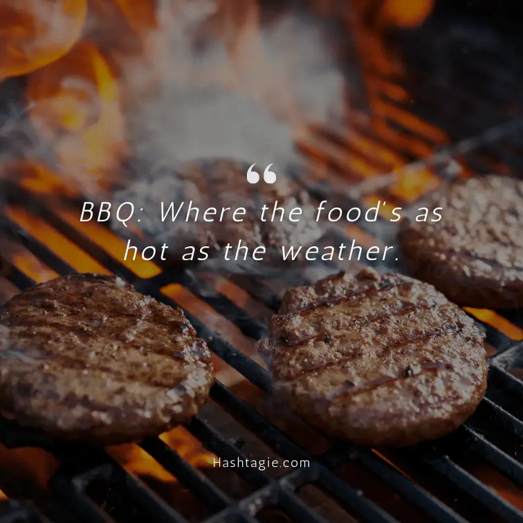 Captions for summer BBQ  example image