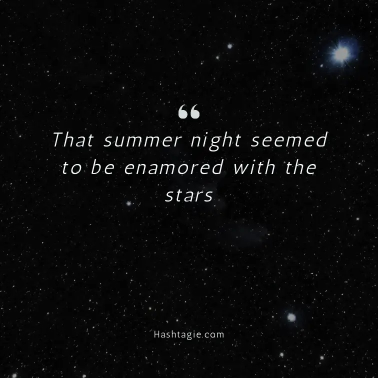 Captions for summer nights example image
