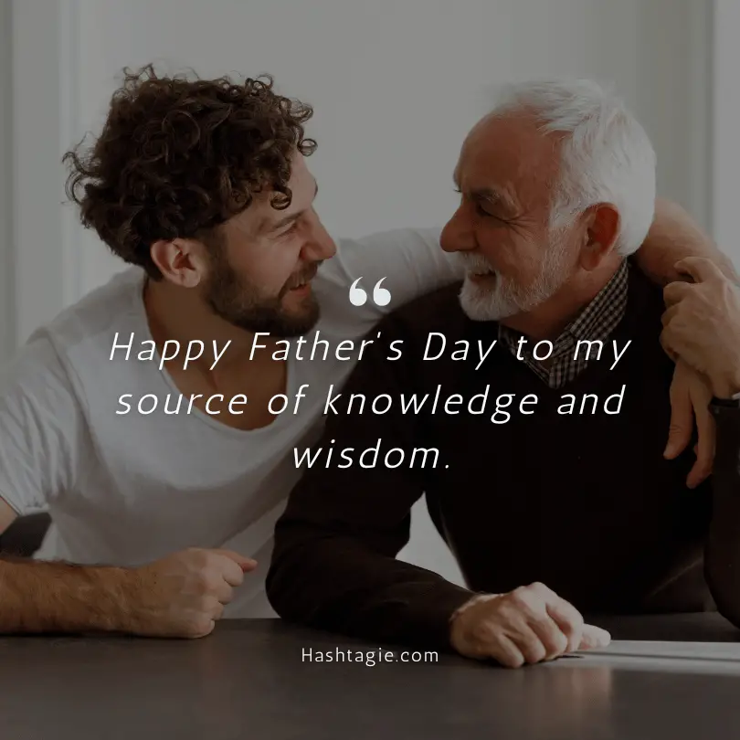 Father's Day captions example image