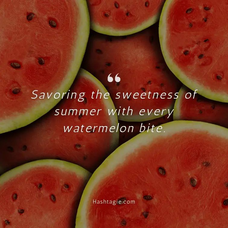Fruit Salad with Watermelon Captions for Instagram  example image