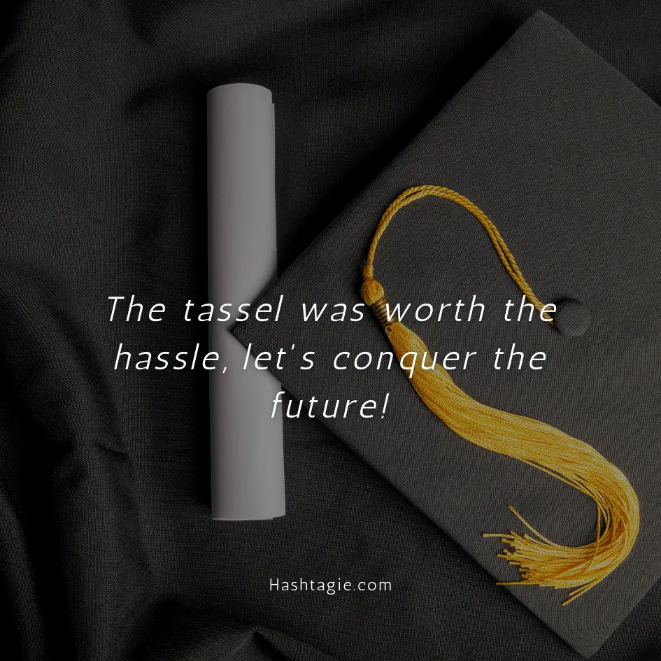 Hope captions for graduation example image