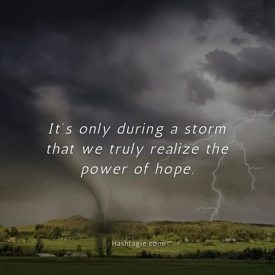 Hope captions for rainy days example image