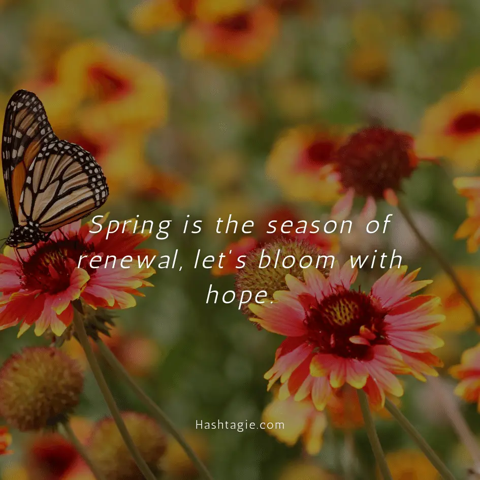 Hope captions for spring  example image