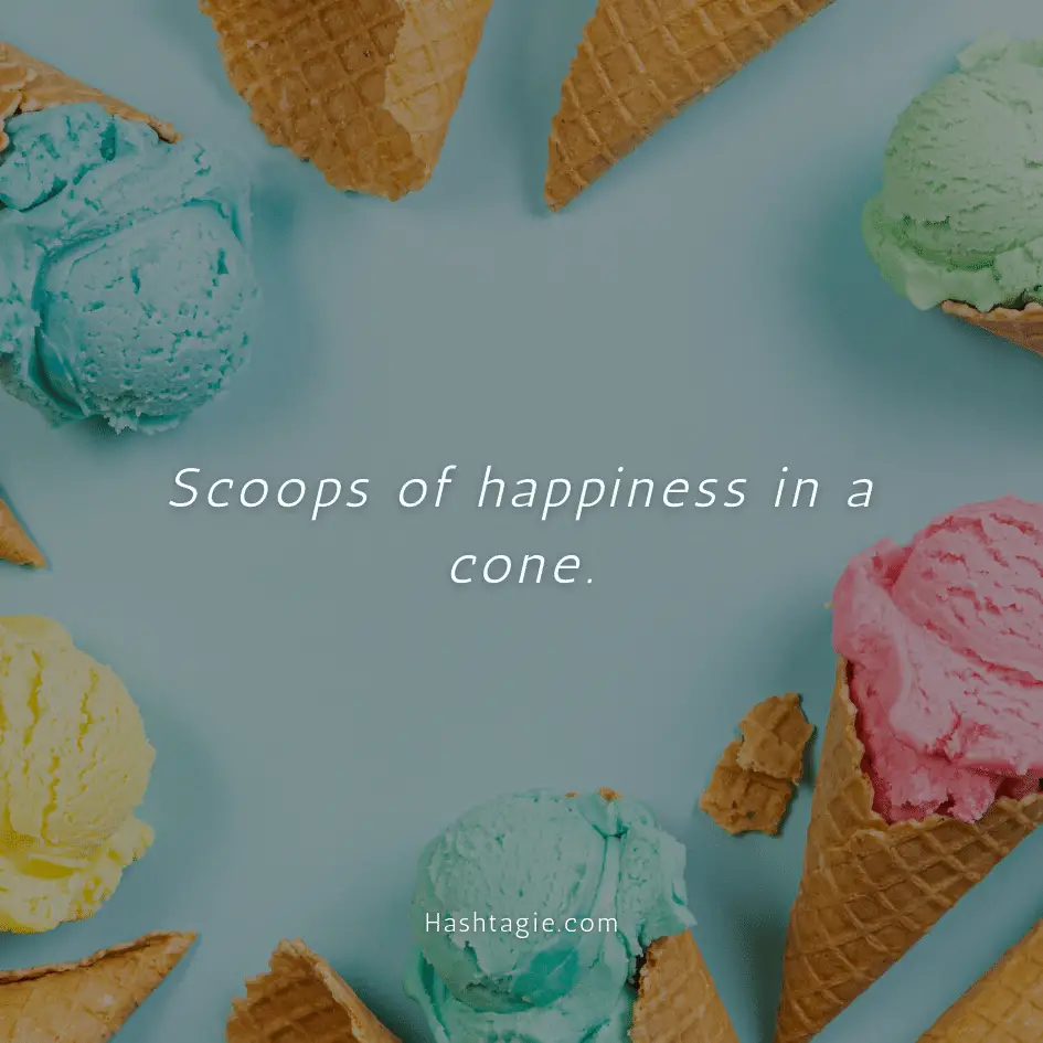 Ice Cream Captions for Girls' Night Out example image
