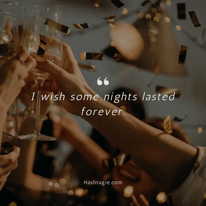 Instagram captions for posts about parties example image