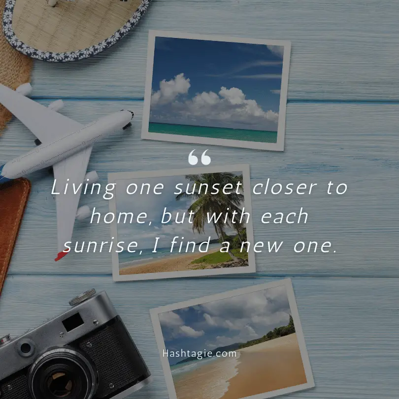 Instagram captions for travel experiences example image