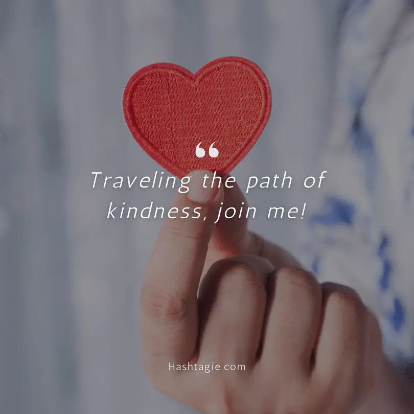 Kindness Instagram Captions for Kindness Challenges  example image