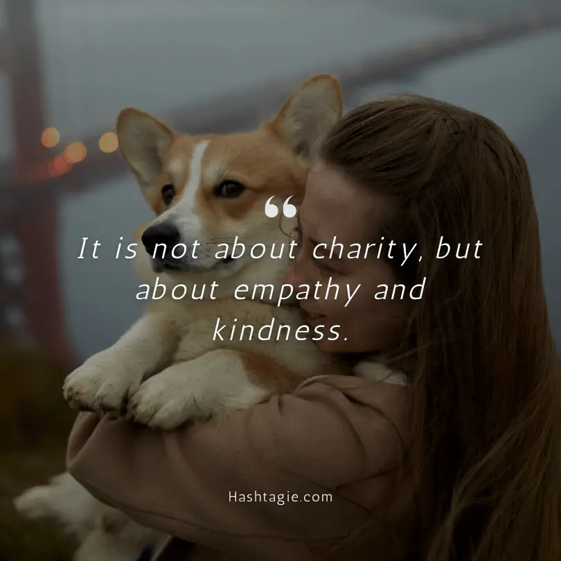 Kindness Instagram Captions for Non-profit Organizations  example image
