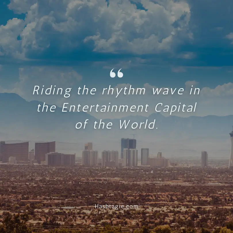 Las Vegas music festival captions example image
