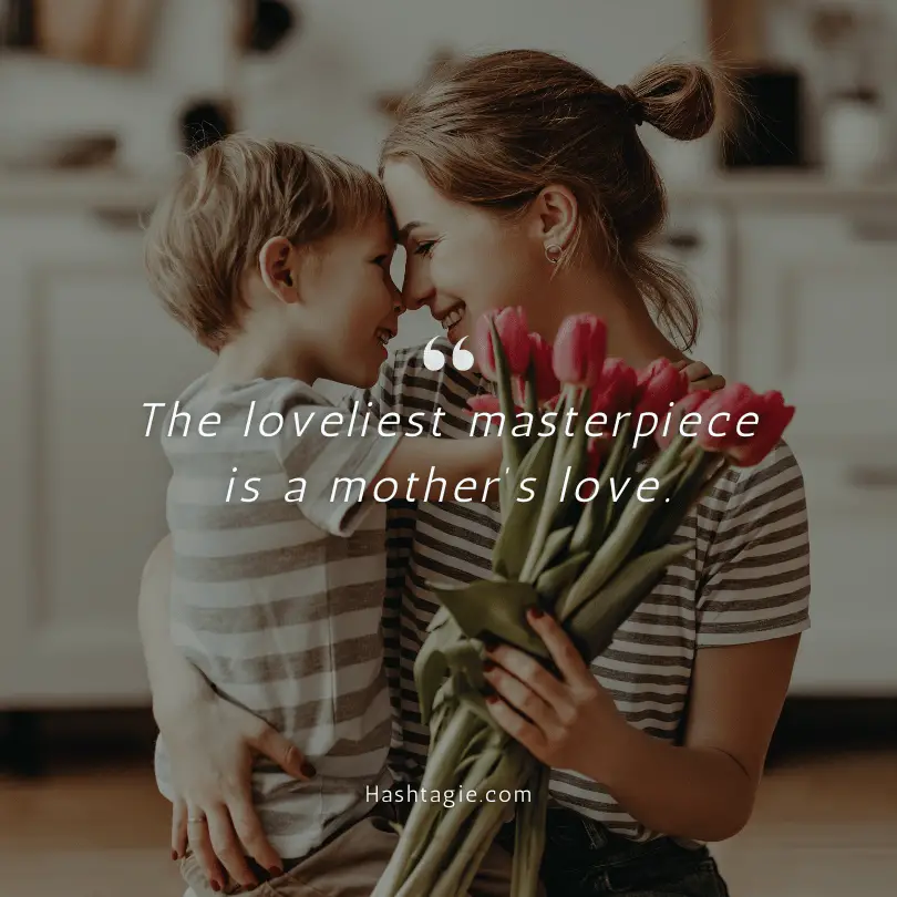 Mother's Day captions example image