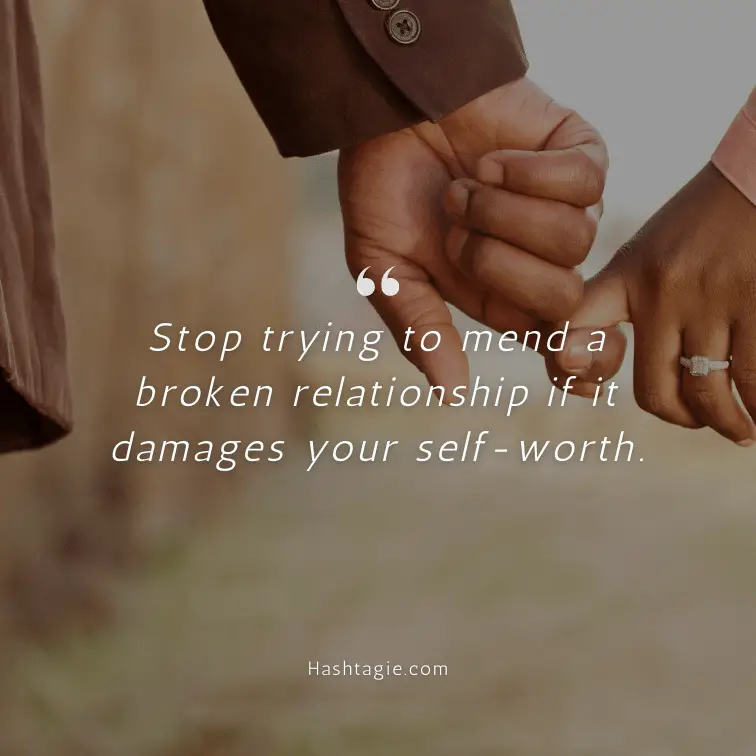 Motivational self-worth captions for love and relationships  example image