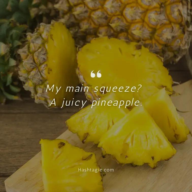 Pineapple puns for Instagram example image