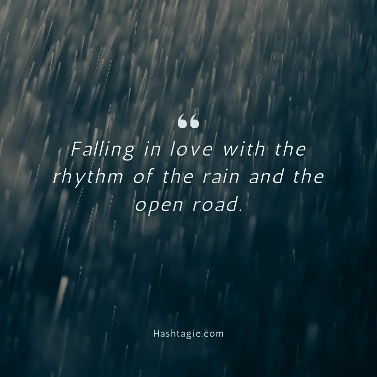 Rain Instagram captions for rainy drives example image