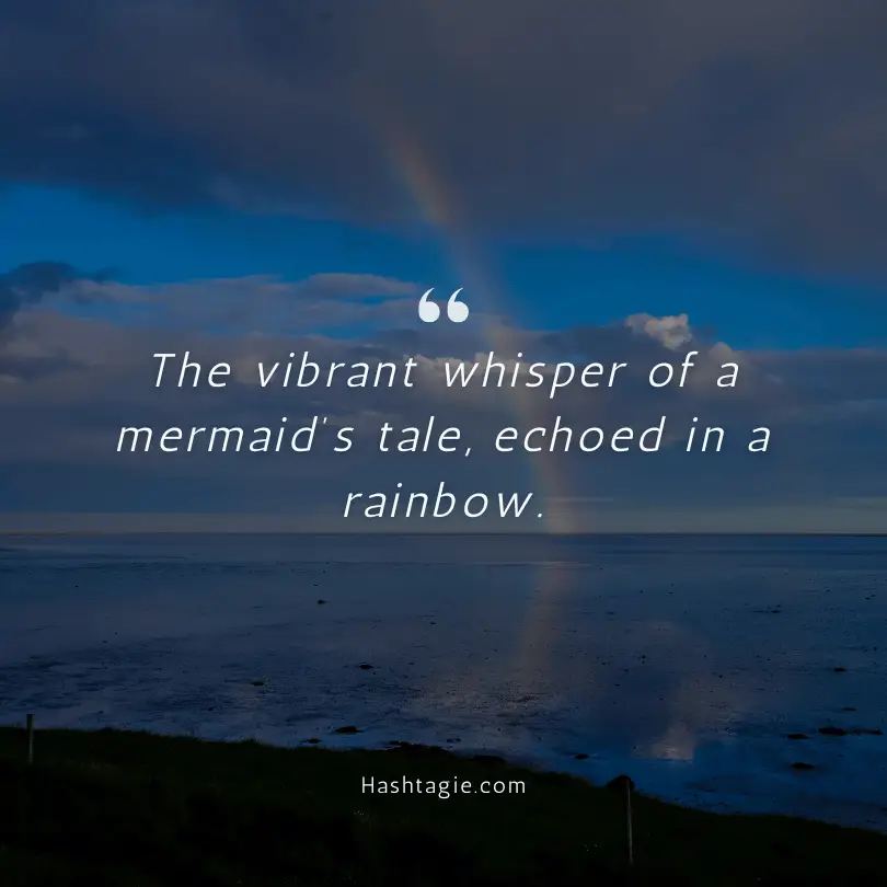 Rainbow captions for fantasy  example image