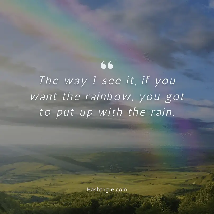 Rainbow captions for hope  example image