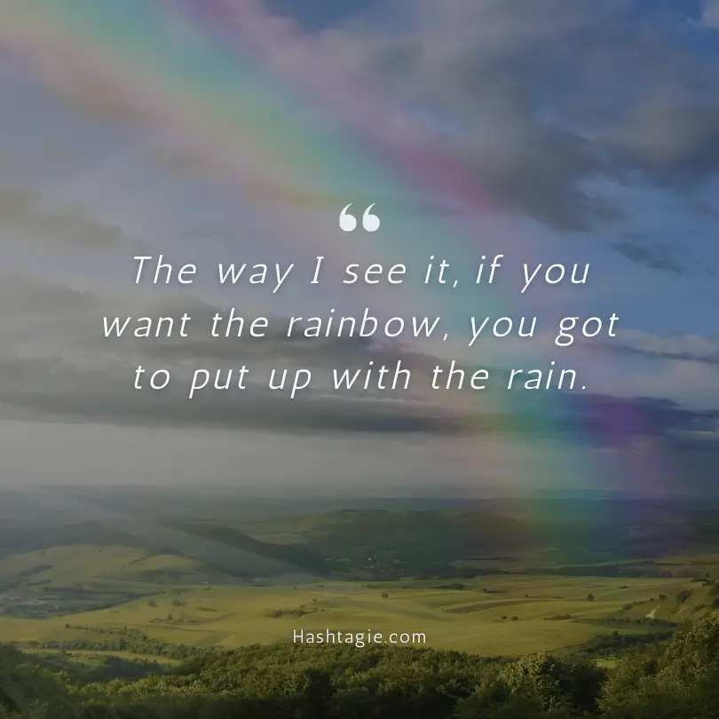 Rainbow captions for hope example image
