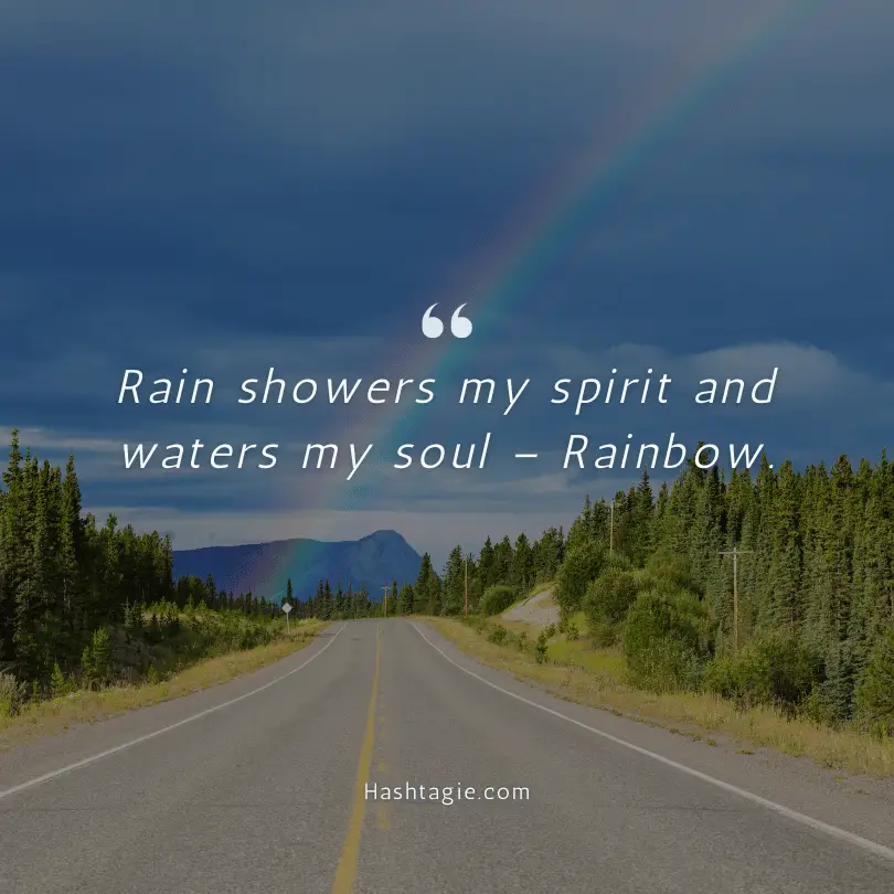 Rainbow captions for weather  example image