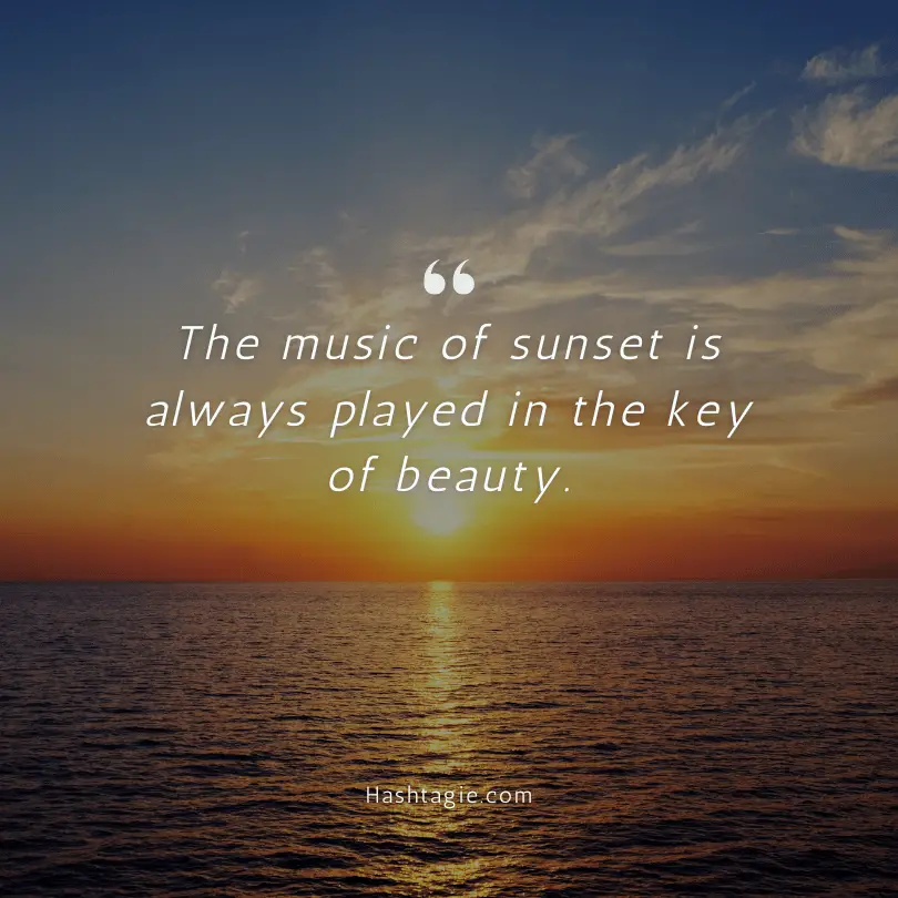 Selfie captions for sunrise and sunset moments. example image