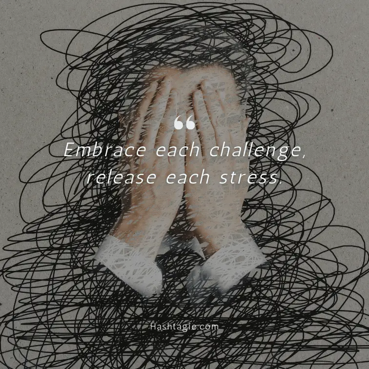 Stress Management Captions example image