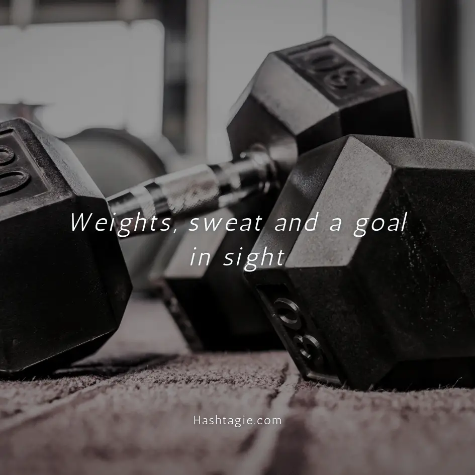 Success Instagram Captions for Fitness Goals example image