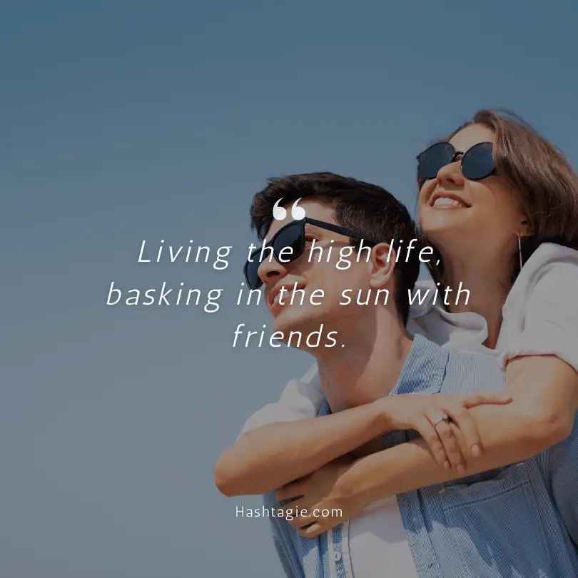 Sunglasses captions with friends   example image