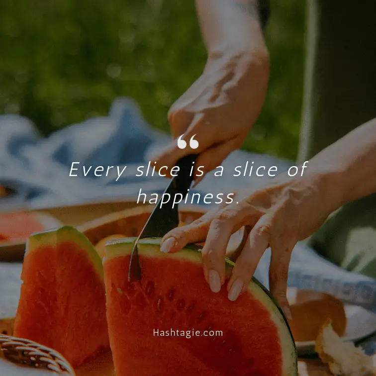 Watermelon Farm Visit Instagram Captions  example image
