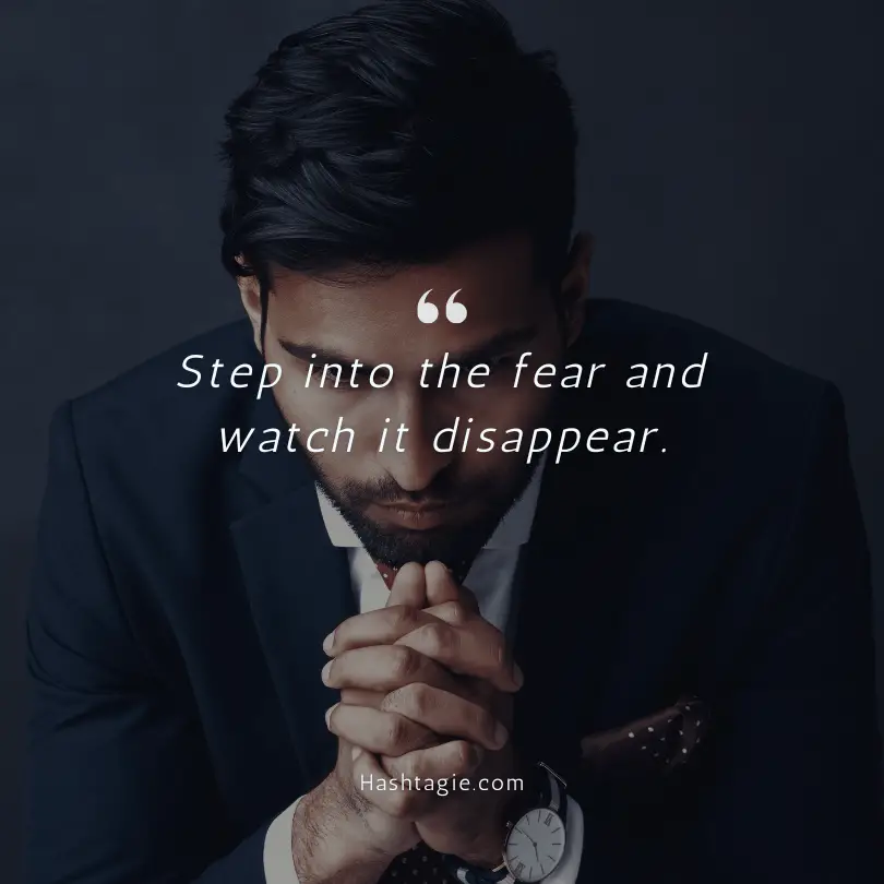 Attitude captions for facing fears  example image