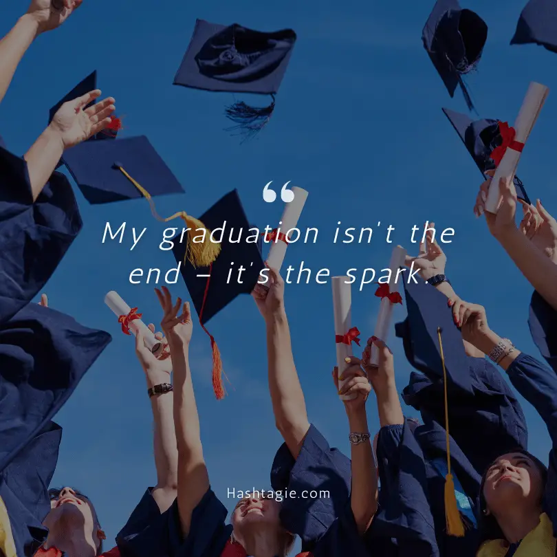 Badass graduation captions example image