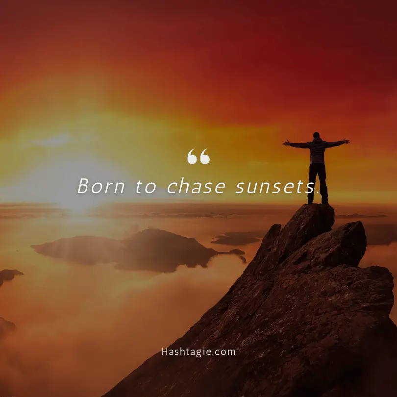 Badass sunrise/sunset captions example image