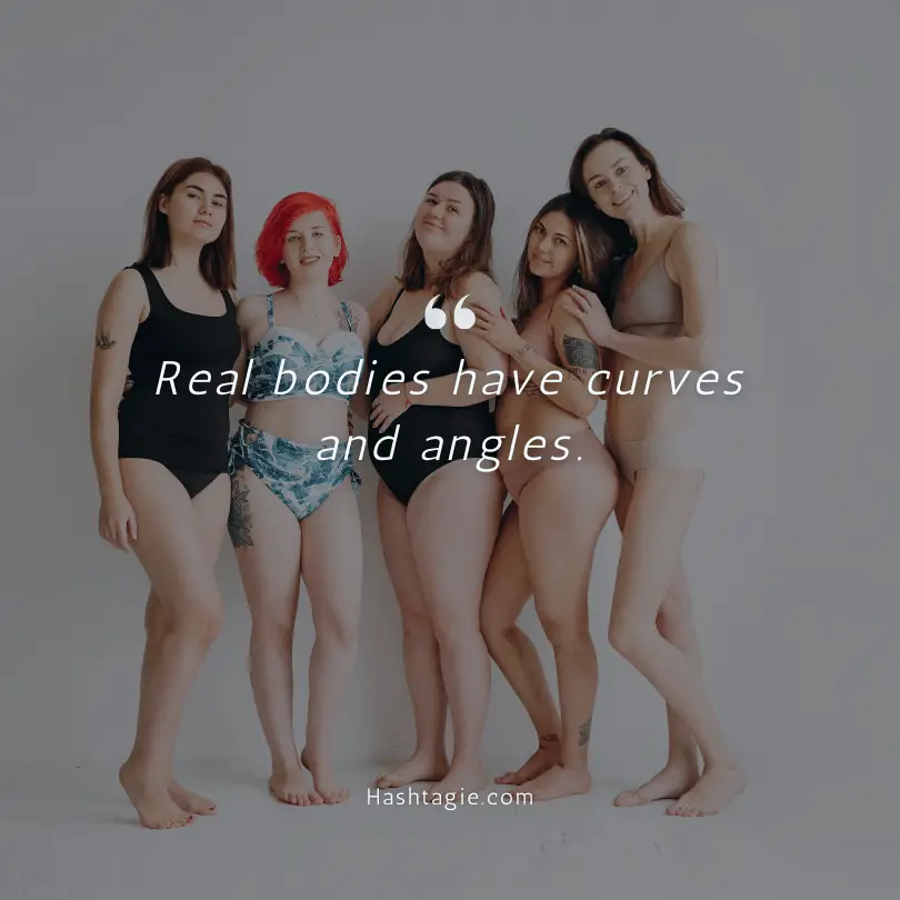Body positivity captions example image