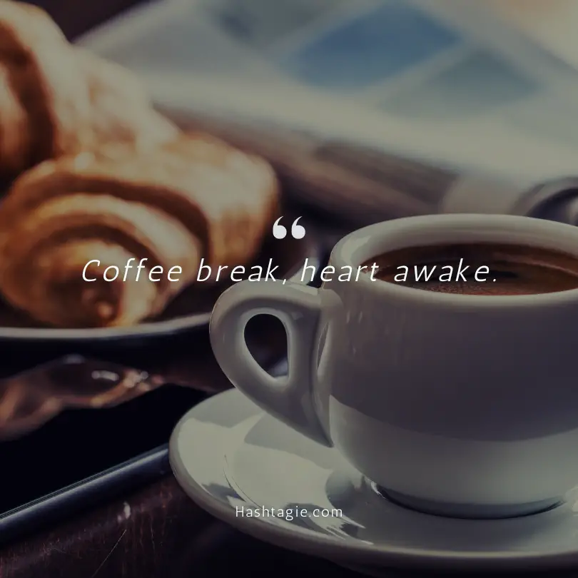 Chill Captions for Coffee Break example image