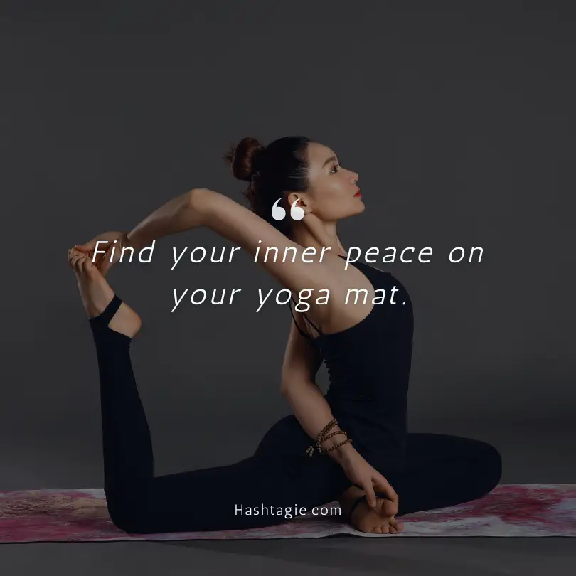 Chill Captions for Yoga Practice example image
