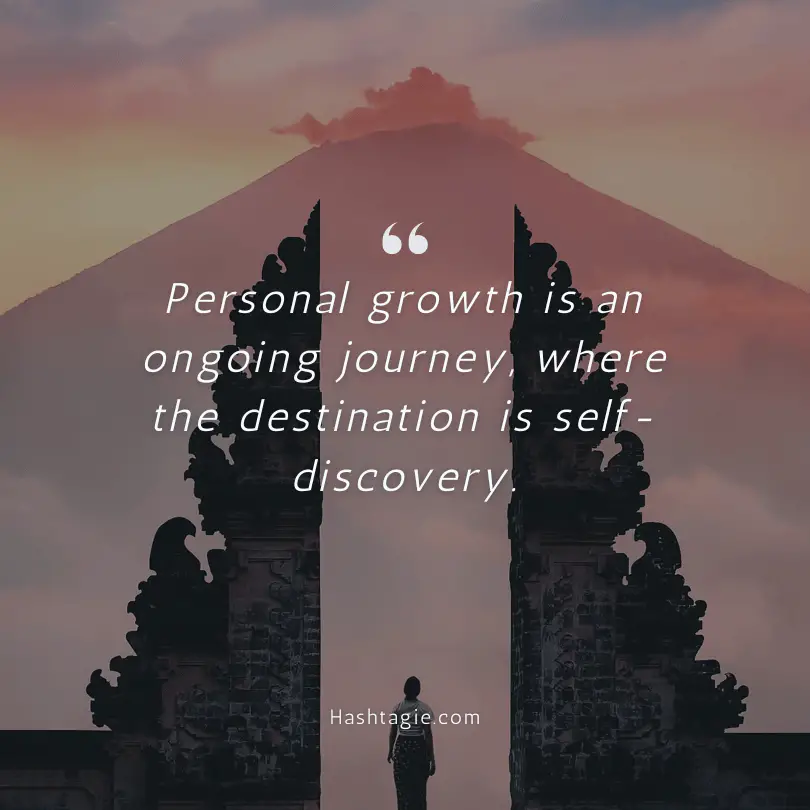 Deep captions about personal growth example image