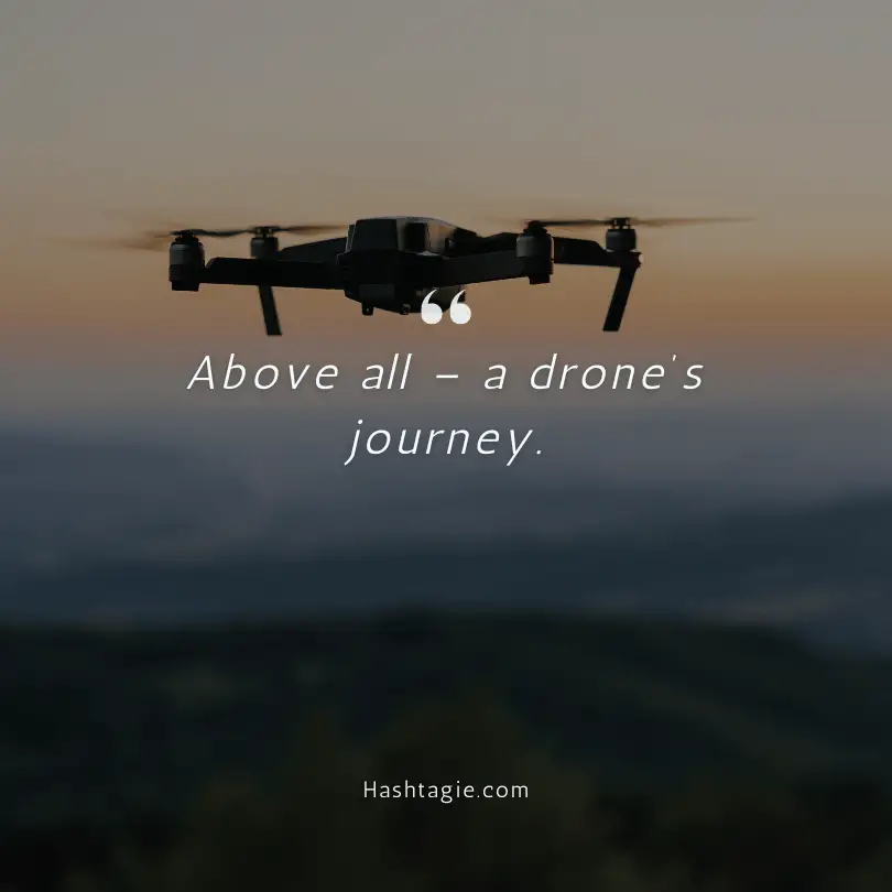 Drone photography captions example image