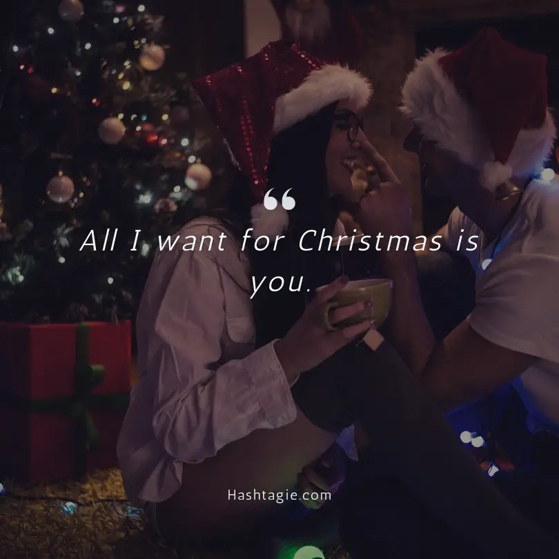Festive captions for couples on Instagram  example image