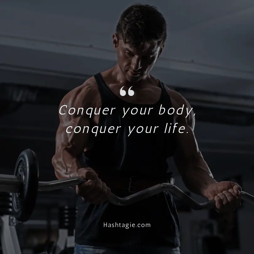Fitness challenge captions example image